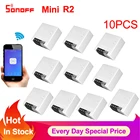 Умный переключатель Sonoff Mini R2Basic, Wi-Fi, двухстороннее управление, модуль сделай сам для умного дома через приложение Ewelink, работает с Alexa, Google IFTTT