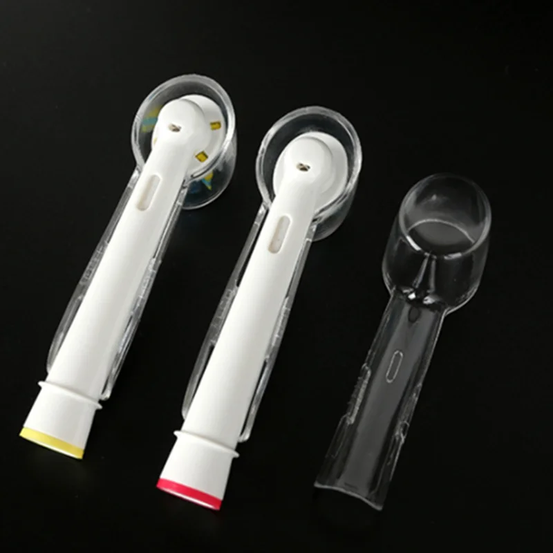 2/4 PCS Travel Electric Toothbrush Cover Toothbrush Head Transparent Protective Cover Case Cap Oral Toothbrush Protective Cap