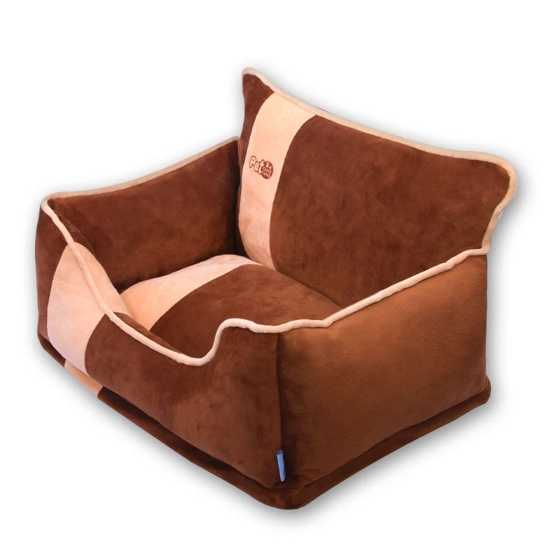 Классический питомник для домашних животных теплая большая кровать собак