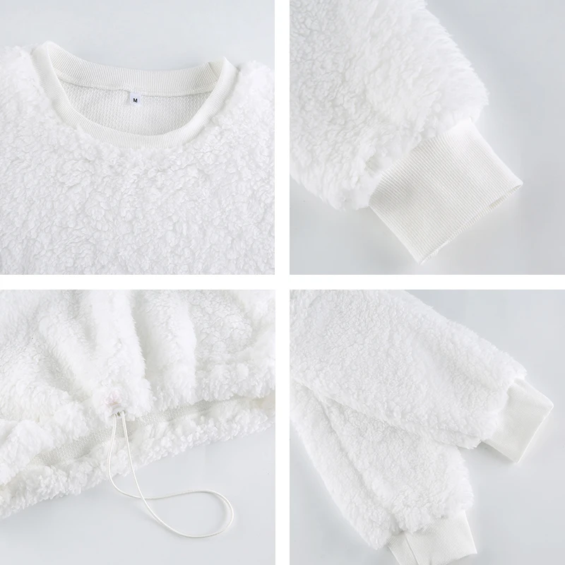 

Relaxed fur culture sportswear high waist jogging women's pants two accessories set women's autumn women's wear winter women's