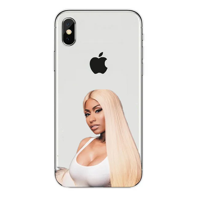 Cardi B Nicki Minaj Прозрачный Жесткий ПК задняя крышка для Apple IPhone X XS MAX XR 6s 7 8 Plus 5 5S se