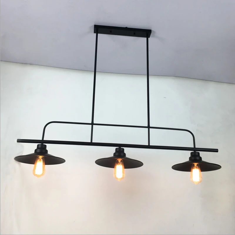 Miglior Lampadario In Ferro Battuto In Stile Industriale Retrò Nordico Lampada E27 Americana Bar Ristorante Caffetteria Lampadario Creativo A Tre Teste