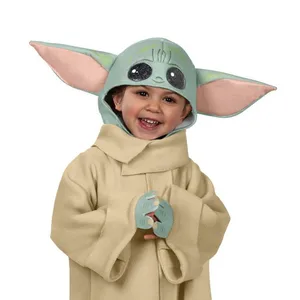 Imported Halloween Star Wars Mandalorian Yoda Baby Costume Set Children's Birthday Gift Carnival Party Christ