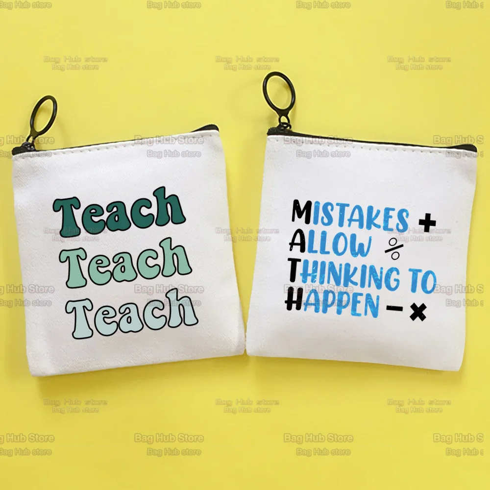 

I'm A Teacher Teacher Life Coin Purse Teenager Boy Girl Wallet Women Men Card and Keys Holder Coin Bag