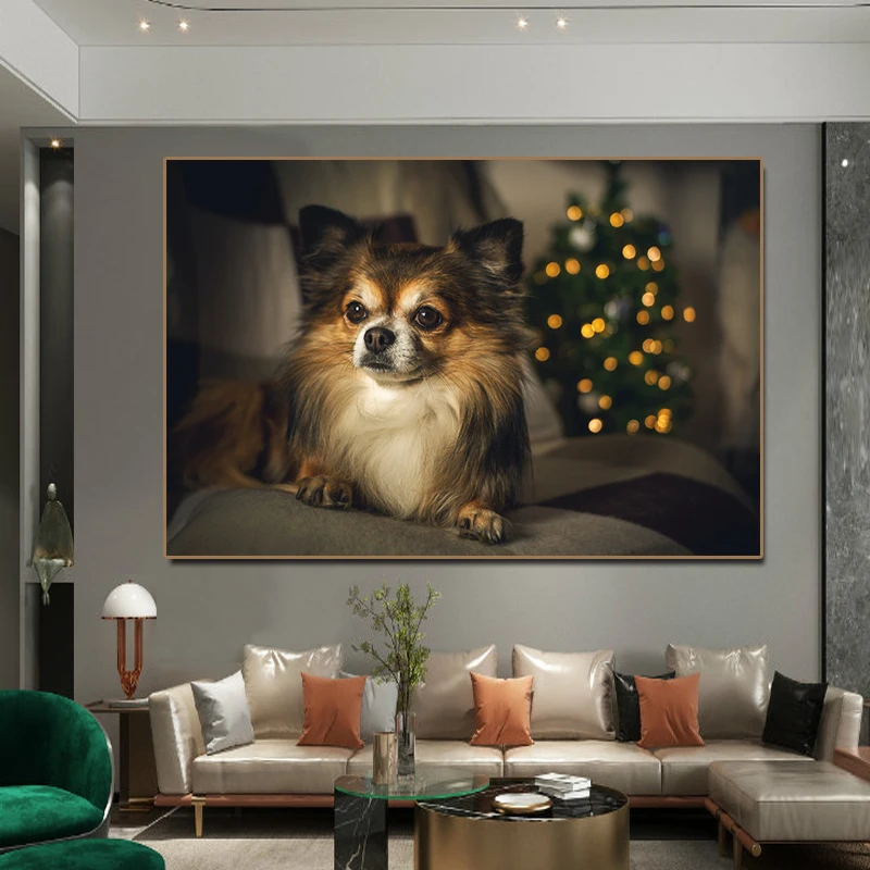 Домашний постер для домашних животных настенные картины светильник