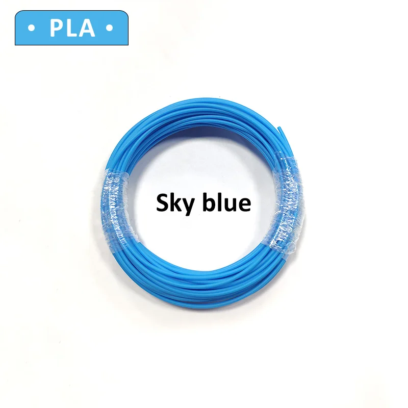 Sky blue Сублимационная pla нить abs 3d принтер светится в темноте пластик 1,75 мм impresora resina для ручек abs filamento дешево - Цвет: Sky blue
