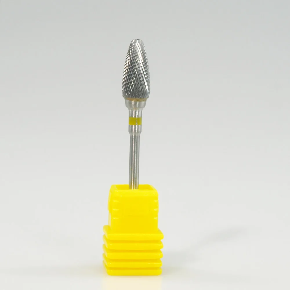 Yellow XF Новинка, твердосплавное сверло для ногтей, электрическая пилочка для ногтей, сверло, твердосплавное сверло, 3/32 дюймов, 602001, высокое качество - Цвет: Yellow XF