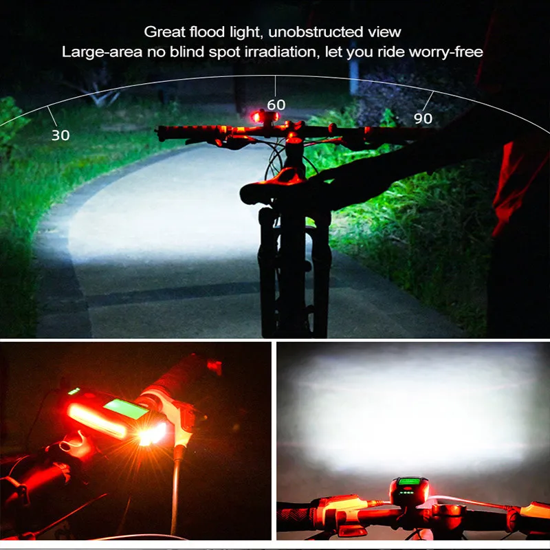 

For Bicycle Meter Bicycle Cycling New Bike Speed MTB Computer With Bike Backlight Riding Lights Stopwatch Computer Horn Odometer