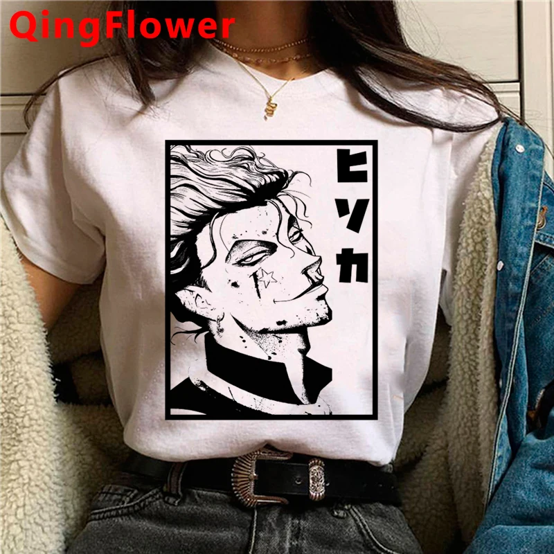 Hunter x Killua Zoldyck Kurapika Hisoka футболка мужская с принтом гранж Повседневная harajuku kawaii |
