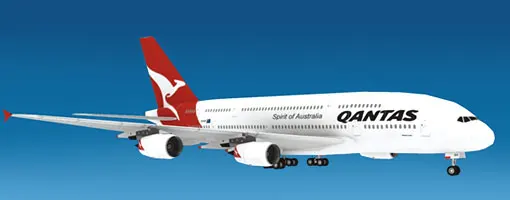 

1:300 1:220 Airbus A380 Qantas Airlines Airplane Model Civil Aviation Airliner 3D Paper Model Children Adult Educational Toys