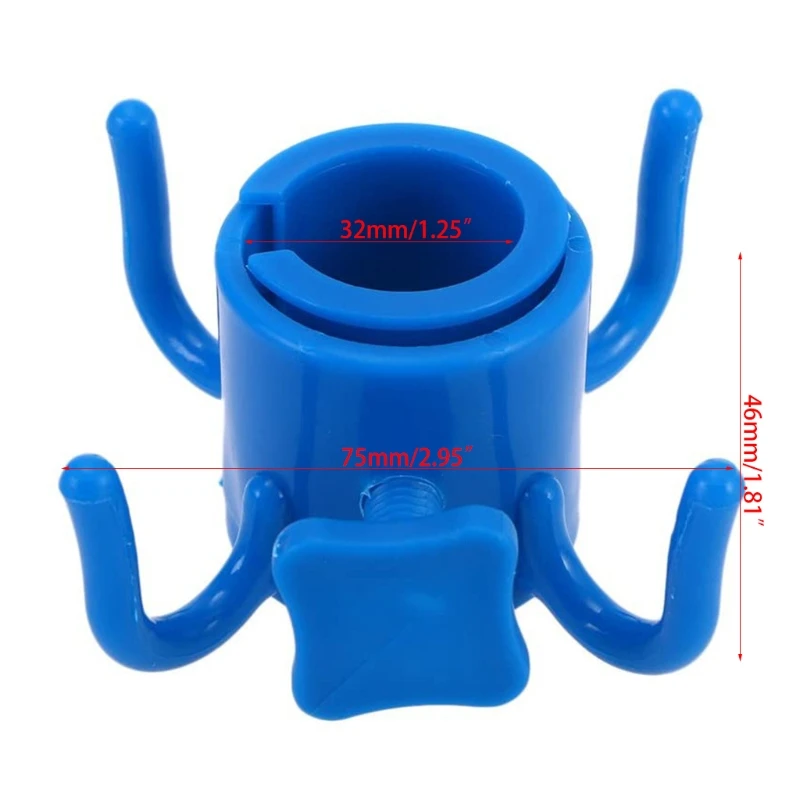 

Beach Umbrella Hanging Hook, 4-prongs Plastic Umbrella Hook Hanging for Towels/Hats/Clothes/Camera/Sunglasses/Bags-Durable, LX0C