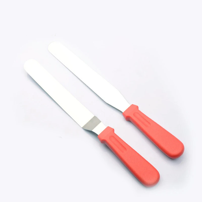 Нержавеющая сталь шпатель для торта сливочное масло глазурь нож глазури гладкий