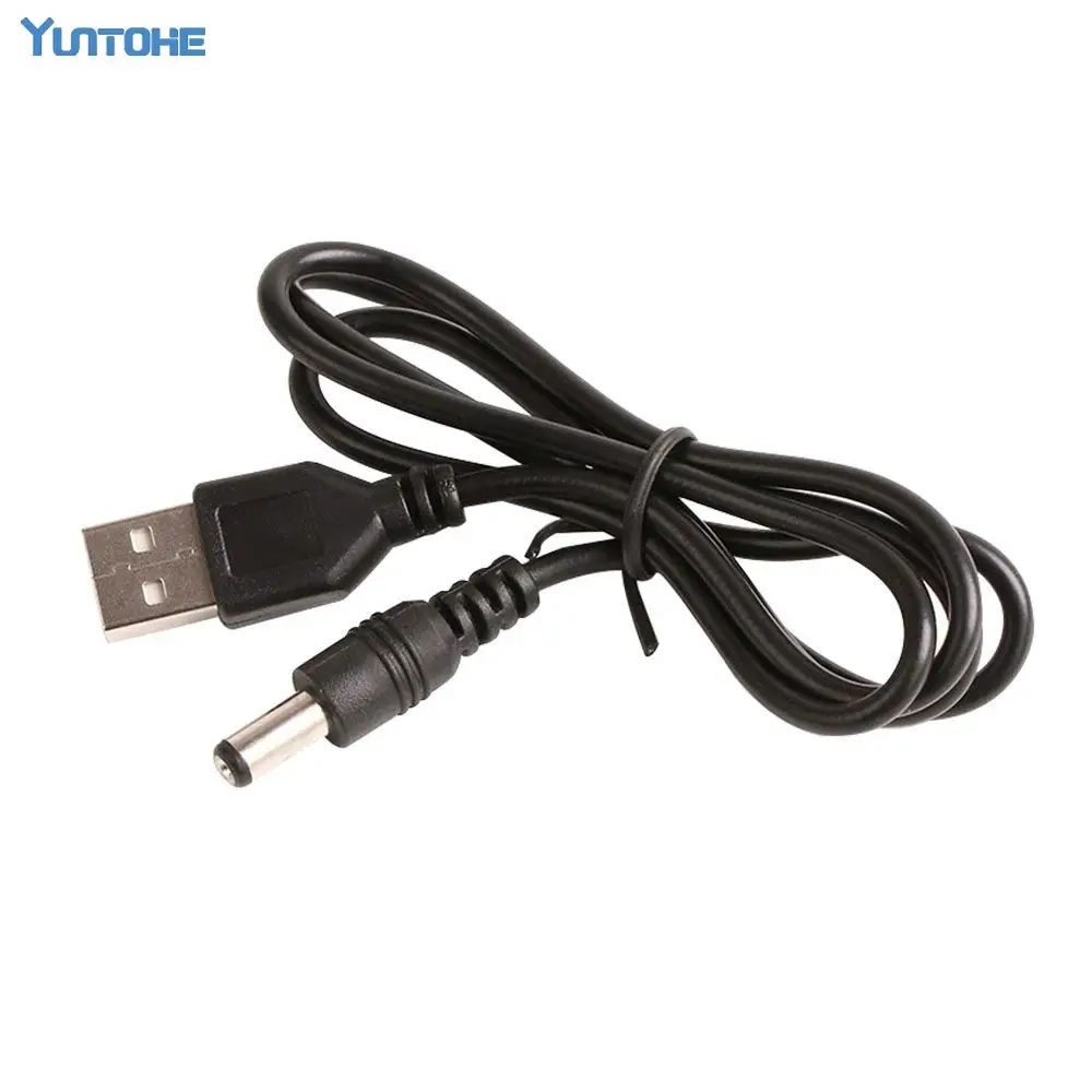80 см USB кабель для зарядки 5 5*2 1 мм черный 100 шт./лот|power cable|usb power cableusb 5.5 2.1 |