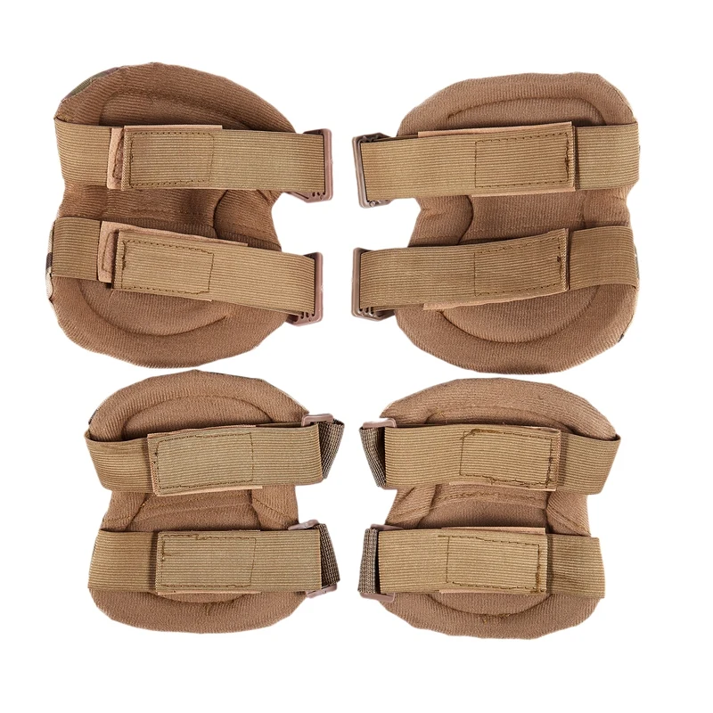 4 шт. камуфляжные наколенники и налокотники набор для спорта на открытом воздухе
