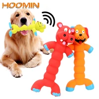 hoomin puppy pet play chew toys dogs cats cleaning teeth pets supplies animal shape rubber squeaky sound toy dog toys