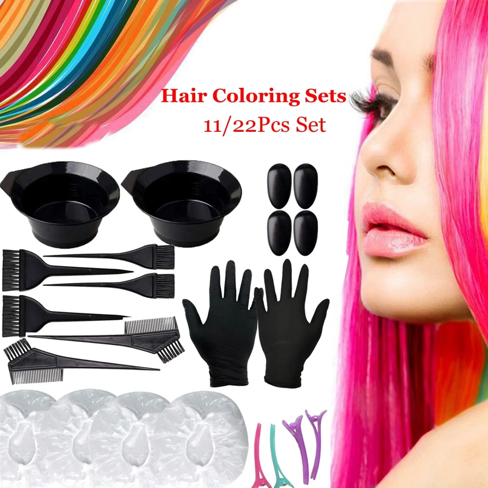 Профессиональная щетка для окрашивания волос 11 шт./компл. набор микшерных