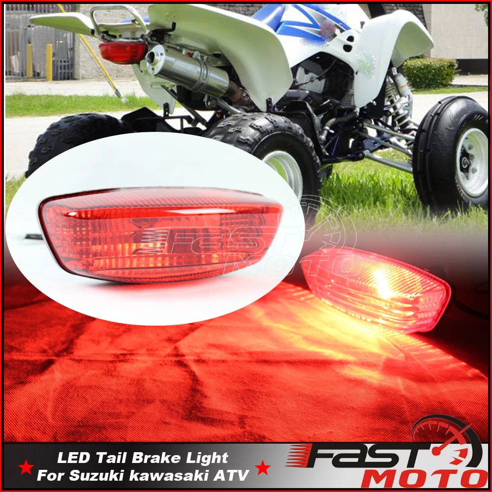 

12V 25W ATV Quadsport Tail Brake Light Assembly For Suzuki LT-F250 OZARK LT-Z400 LT-Z250 LT-A400 EIGER 2WD/4WD LTA500 LTF250