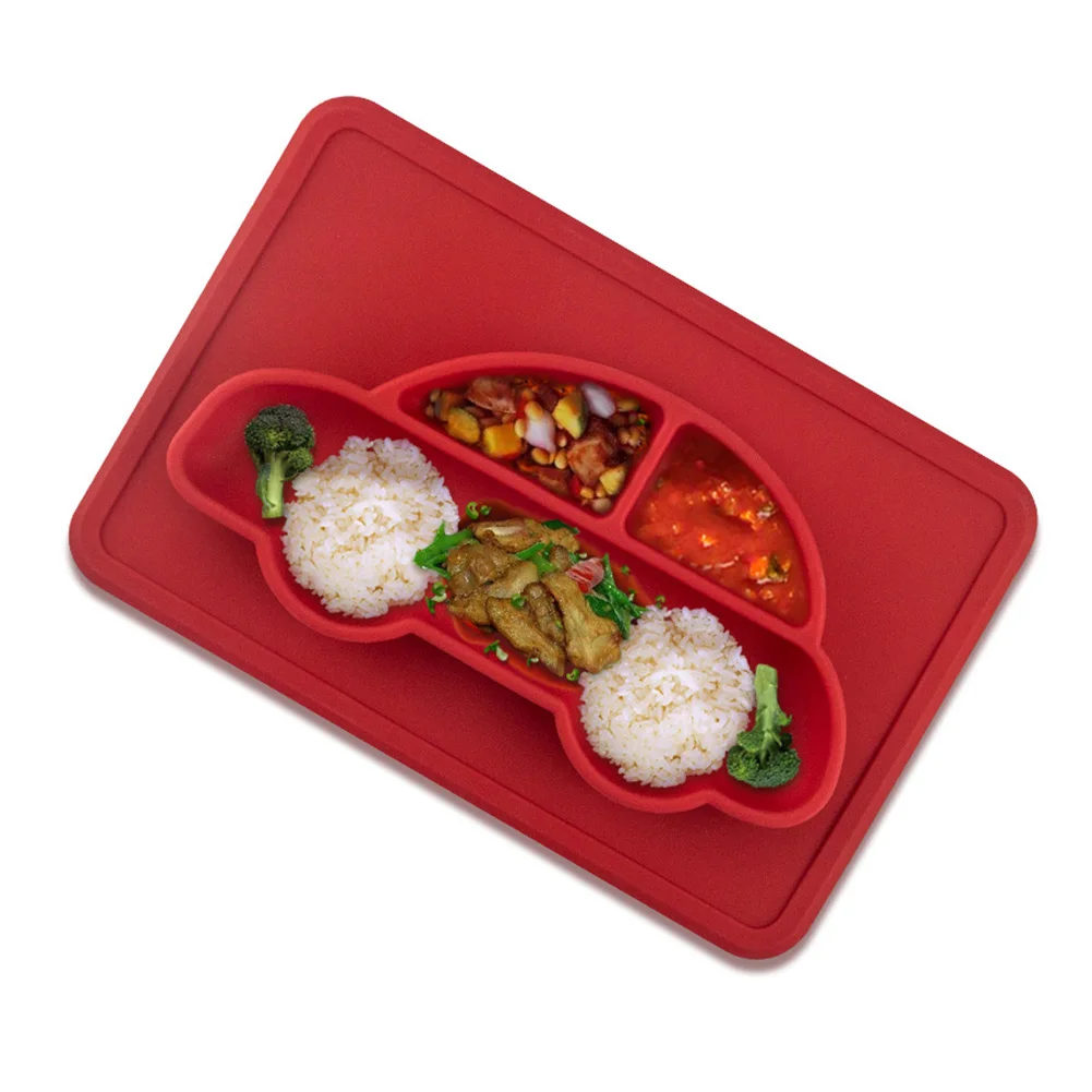 Коврик для кормления детей миска еды фруктов обеденная тарелка нескользящий