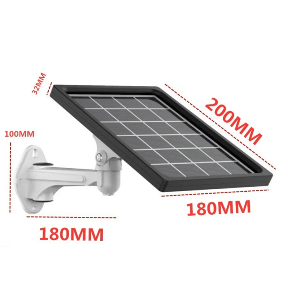 

External Battery Solar Battery Panel GPS Light 5W Charging Board Doorbell for Household Outdoor Courtyard Ornament