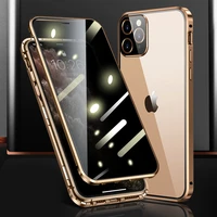 double sided buckle case for iphone 11 pro max 360 magnetic adsorption metal case for iphone xs max xr x 12 pro 100 brand new
