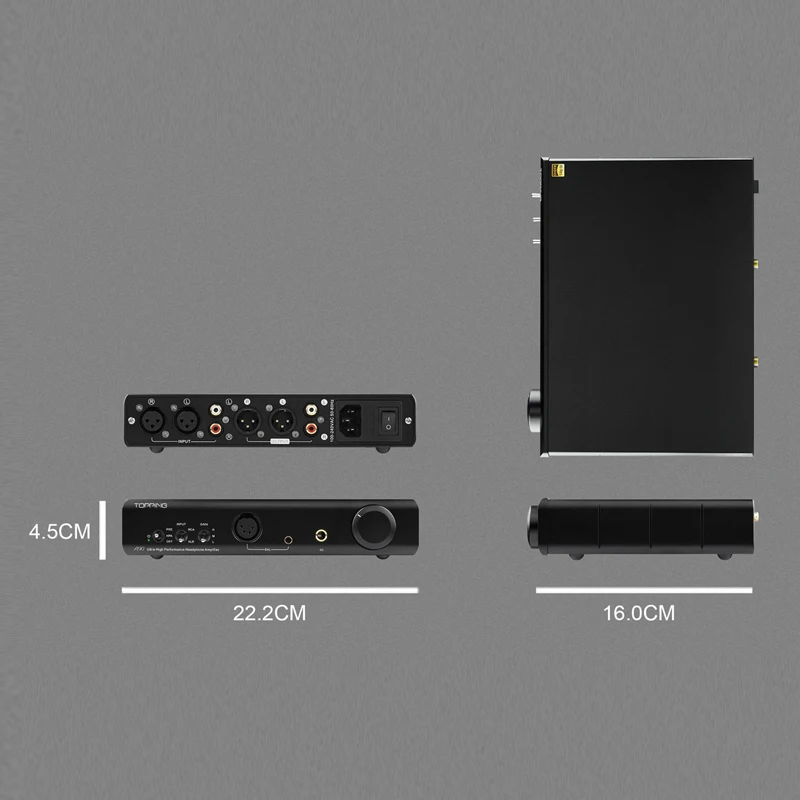 Усилитель проигрывателя TOPPING A90 полностью сбалансированные наушники XLR