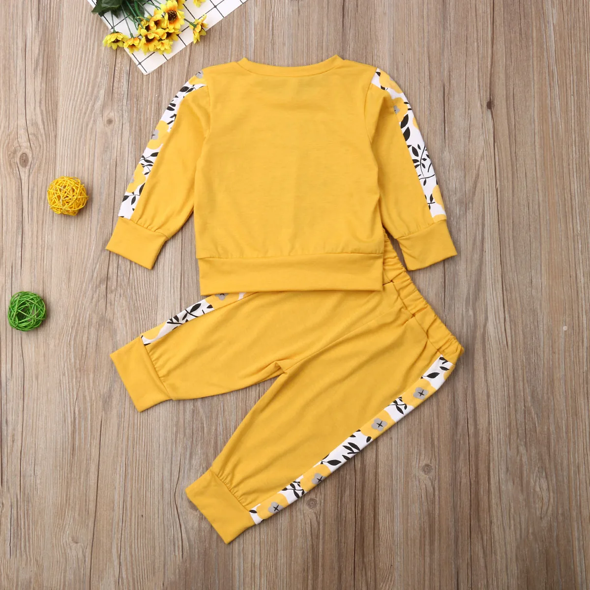 

Toddler Kids Baby Boy Girls 6M-4T Letter Print Tops+Pants Leggings Outfit Set Clothes