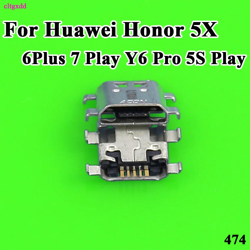 Cltgxdd 10 шт. для Huawei Honor 5X Play 6 Plus 7 Y6 Pro 5S Micro USB разъем подключения питания гнездовой |