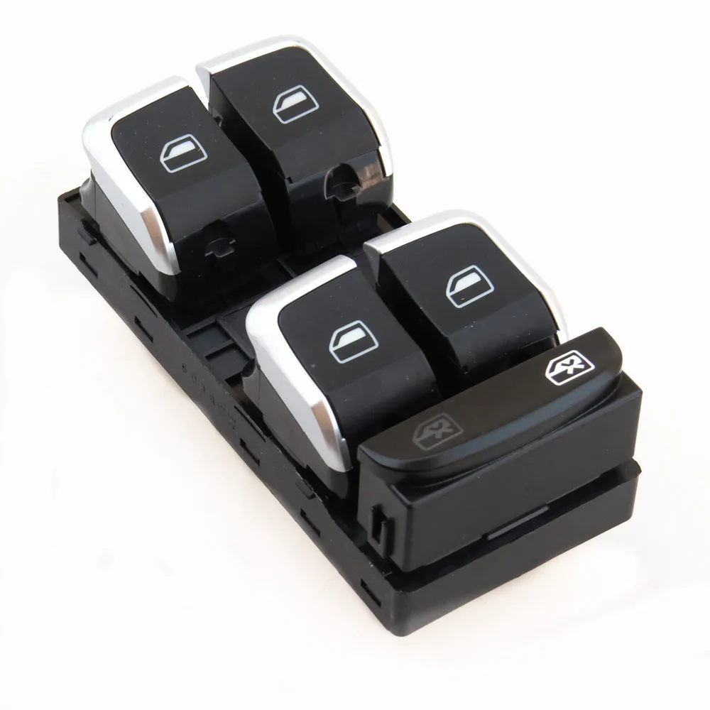 TUKE Electric Car Window Glass Control Button Switch &amp Side Mirror Knob Set For A4 S4 Q5 A5 8KD 959 851 A 4GD 565 | Автомобили и