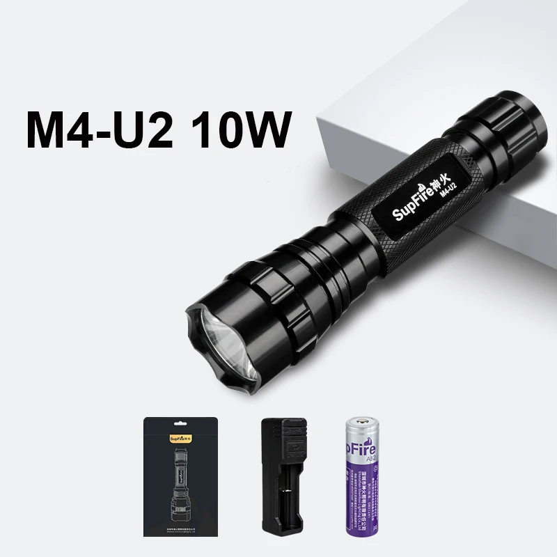 Supfire светодиодный светильник для вспышки 18650 мини-фонарь ручной фонарь M4 CREE XM-L2