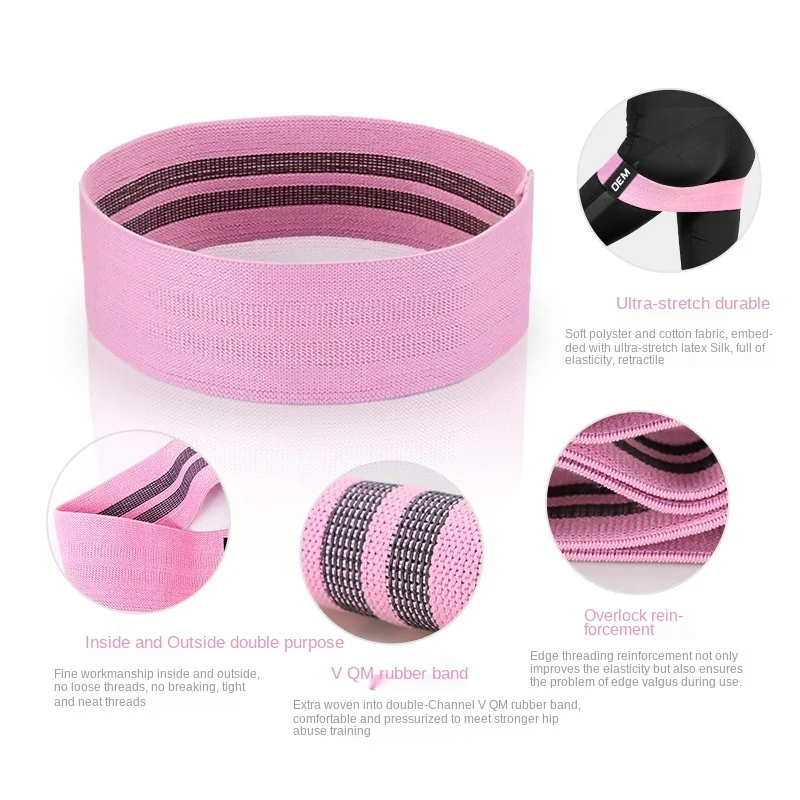 

Ленты-Эспандеры для фитнеса, тканевые петли для тренировок, ягодиц, бедер, ног, бедер, клеток, Нескользящие, для глубоких приседаний