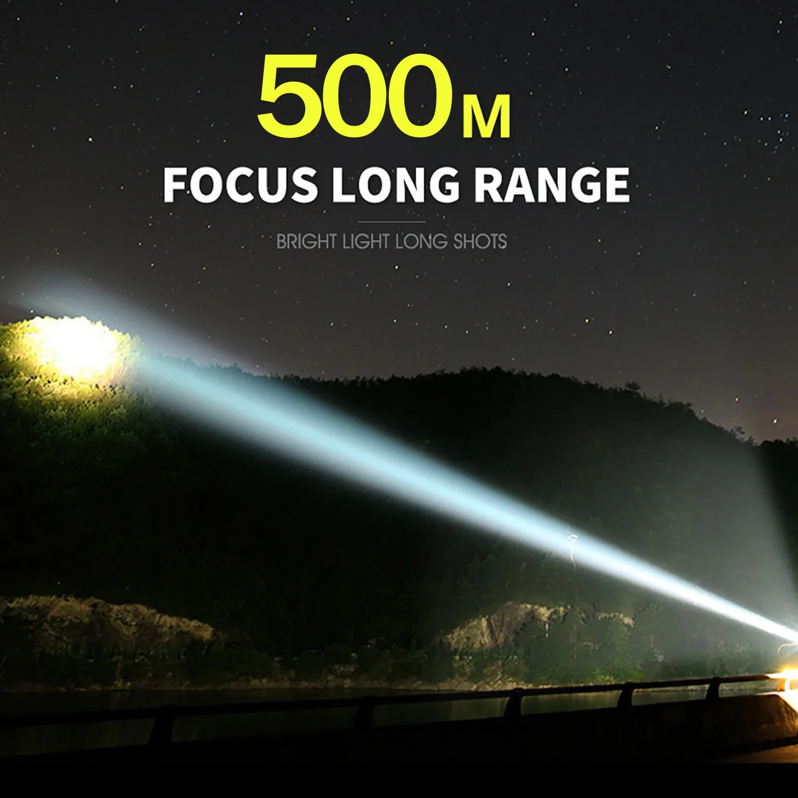 

XHP50 Torch USB Rechargeable Flashlight Super Powerful LED Flashlight Tactical Torch USB Rechargeable Waterproof Lamp