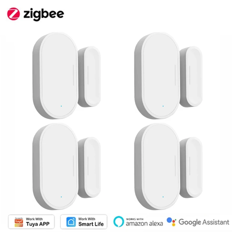 Умный датчик для окон и дверей ZigBee Домашняя безопасность дистанционное