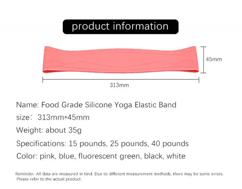 

New Upgrade Thicken deep squat hip loop band Yoga band Anti-Slip with Roll Workout Bood Bands Exercise Resistance Bands