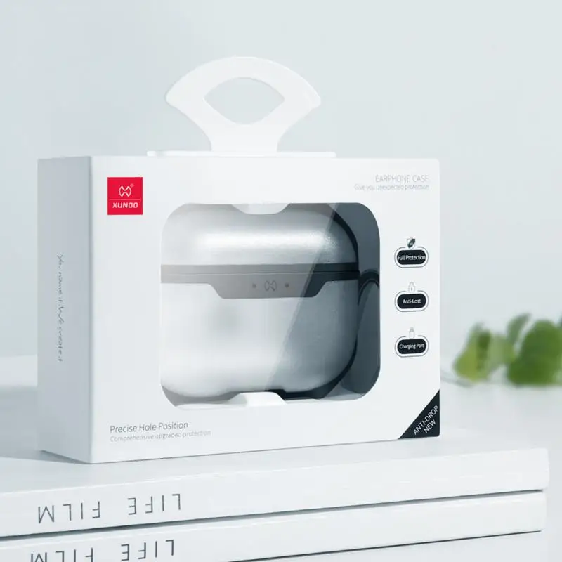 Чехол для Apple AirPods Pro беспроводной Bluetooth чехол наушников прозрачный устойчивый к