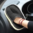 Многофункциональные шерстяные мягкие перчатки для стирки автомобиля, чистящая щетка, товары для ухода за автомобилем, инструменты для очистки автомобиля