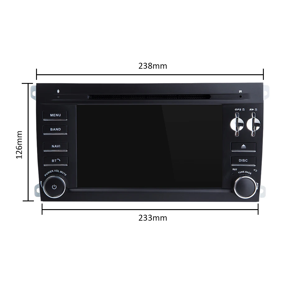 Android 9,0 DSP 64G радио GPS 2 DIN в автомобиль для Porsche Cayenne 2003-2010 Cayenne S GTS 2003-2010 навигация ips экран dvd-плеер