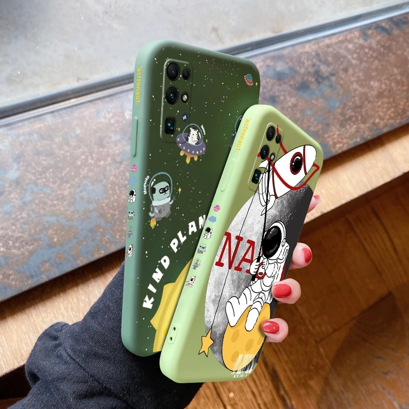 

For Honor 30 Pro 30s 30 Youth v30 Pro v40 Honor Play Cartoon space astronaut pattern case