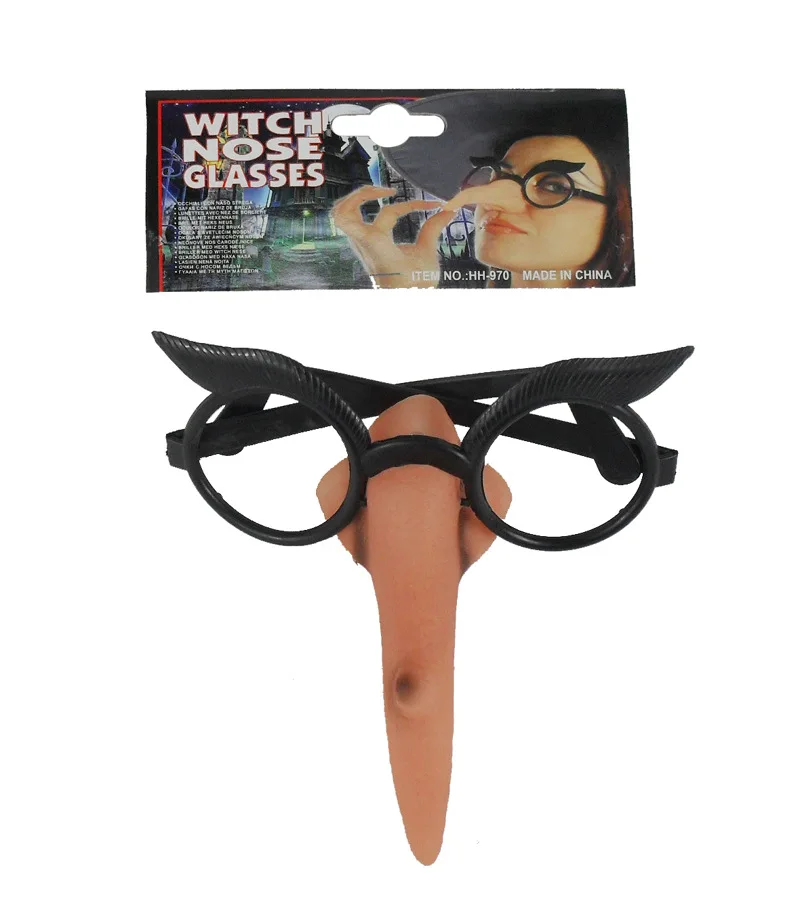 

10pcs Halloween Party Witch Glasses Fancy Dress Costume Props Toys Witch Cosplay Props Costume Accessories HM08