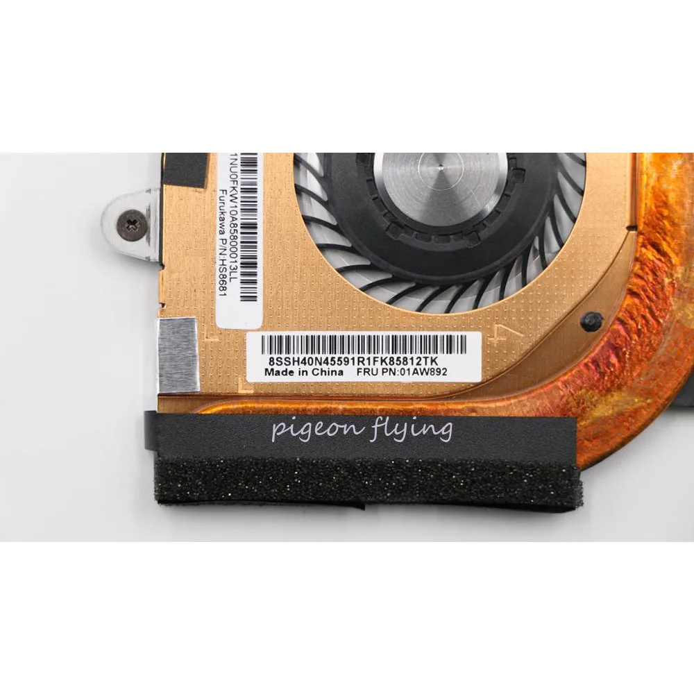 Вентилятор радиатора для планшета Lenovo Thinkpad X1 20KJ 20KK FRU 01AW891 01AW892 P/N: HS8681 100% |