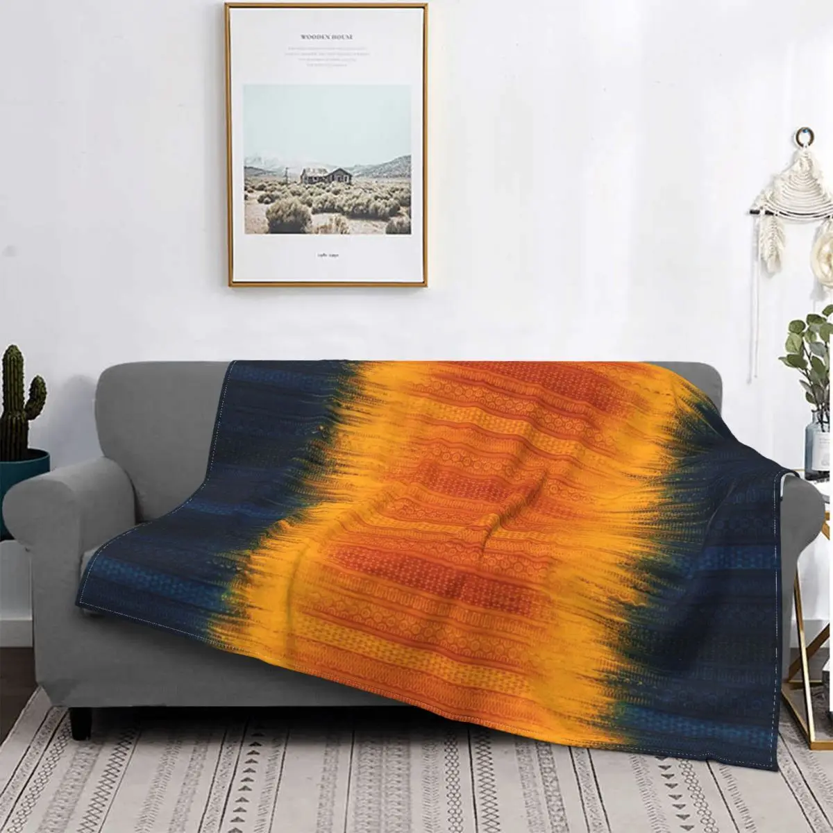 

Colored Moroccan Style Blanket Hippie Boho Themed Plush Thick Soft Flannel Fleece Throw Blankets For Sofa Bedspread Velvet Couch