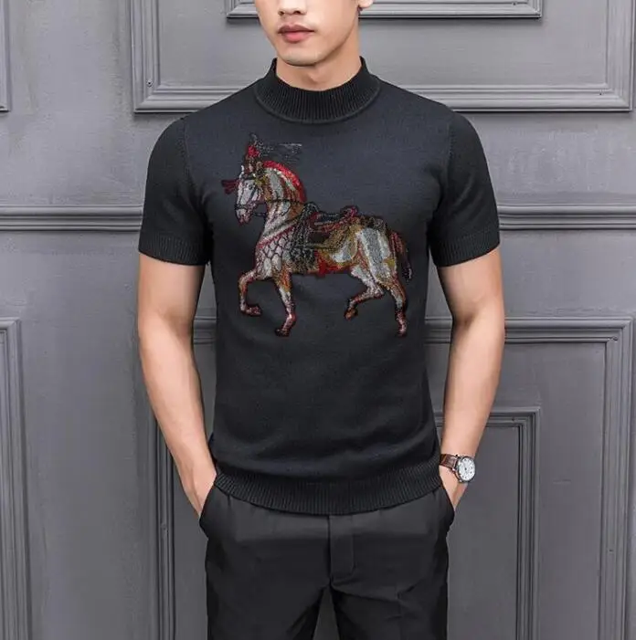 

Winter 2021 Brand Men's sweater sweaters Warm Casual Streetwear Casual