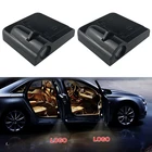 1 шт., беспроводной светодиодный проектор для дверей автомобиля, с эмблемой