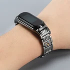 Металлический браслет из нержавеющей стали для Xiaomi Mi band 6 5 4 3