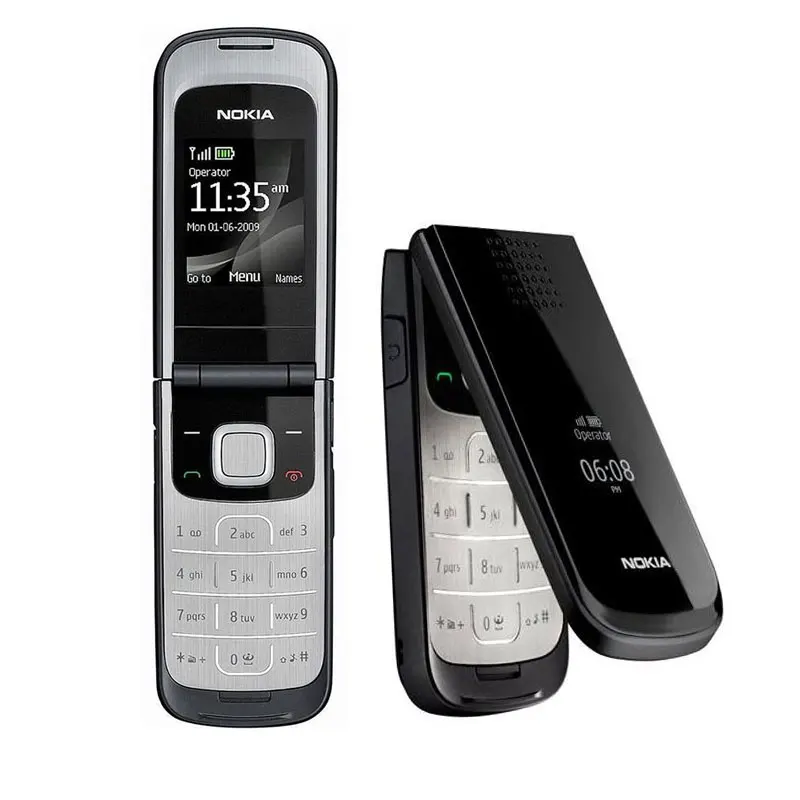 used nokia 2720 fold cell phone 2g support russianarabic keyboard unlocked refurbished mobile phone free global shipping