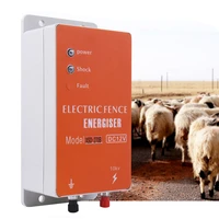 10km electric fence solar charger controller animal horse cattle poultry farm shepherd alert livestock tool