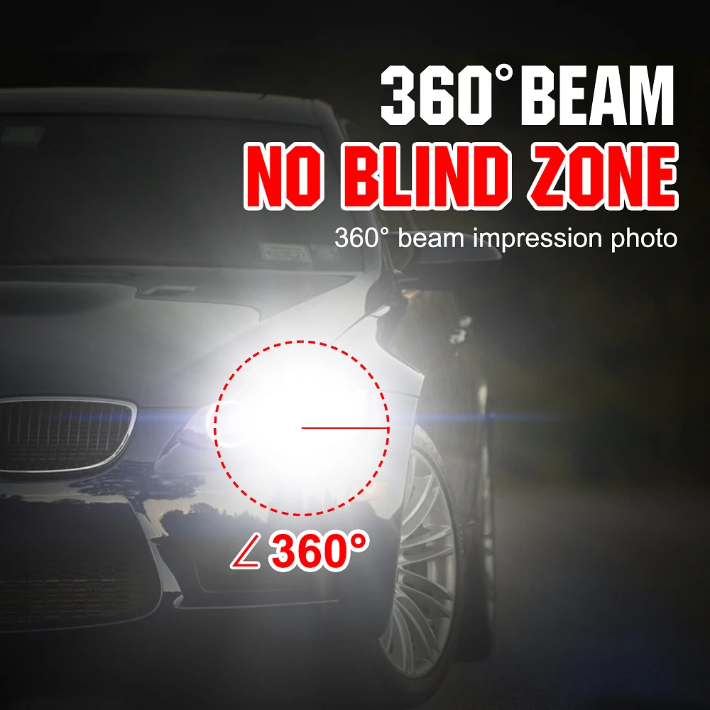 2 шт. для автомобильных фар 9V-36V 6500K светодиодный холодный белый Запчасти