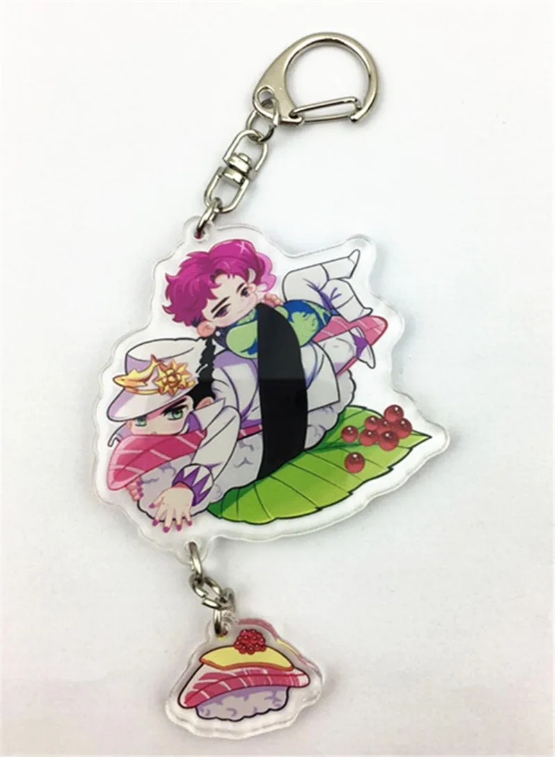 Аниме JoJo невероятное приключение Джотаро Kakyoin Нориаки брелок для ключей на