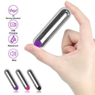 OLO мини-вибратор Пуля для женщин сильная вибрация водонепроницаемый массажер для точки G 10 скоростей секс-игрушки USB Перезаряжаемый