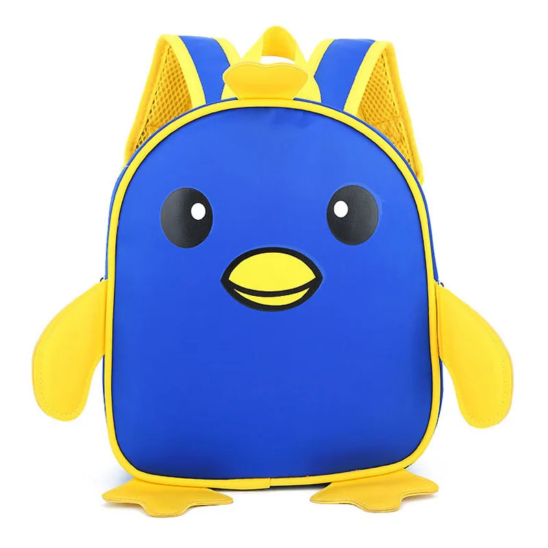 Мультяшная детская школьная сумка рюкзак с милой уткой детские сумки для