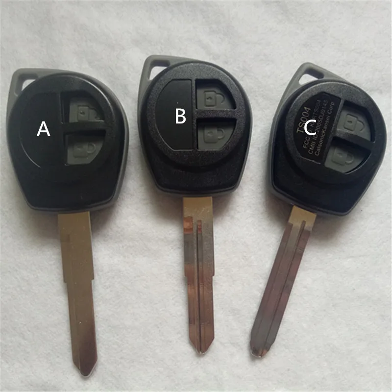 

DAKATU 5PCS FOR Suzuki Grand Vitara Swift Ignis SX4 Liana Alto Replacement 2 Button Remote Key Shell Case Blank Fob